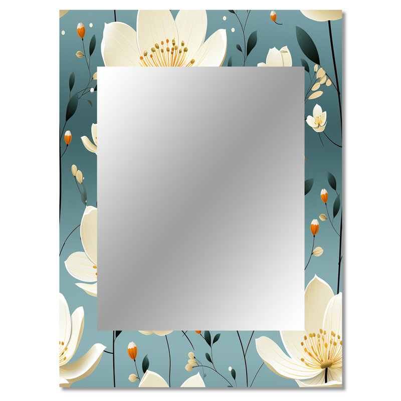 Motif floral Dunbarton Essence Petals Blooms, 40 po x 30 po