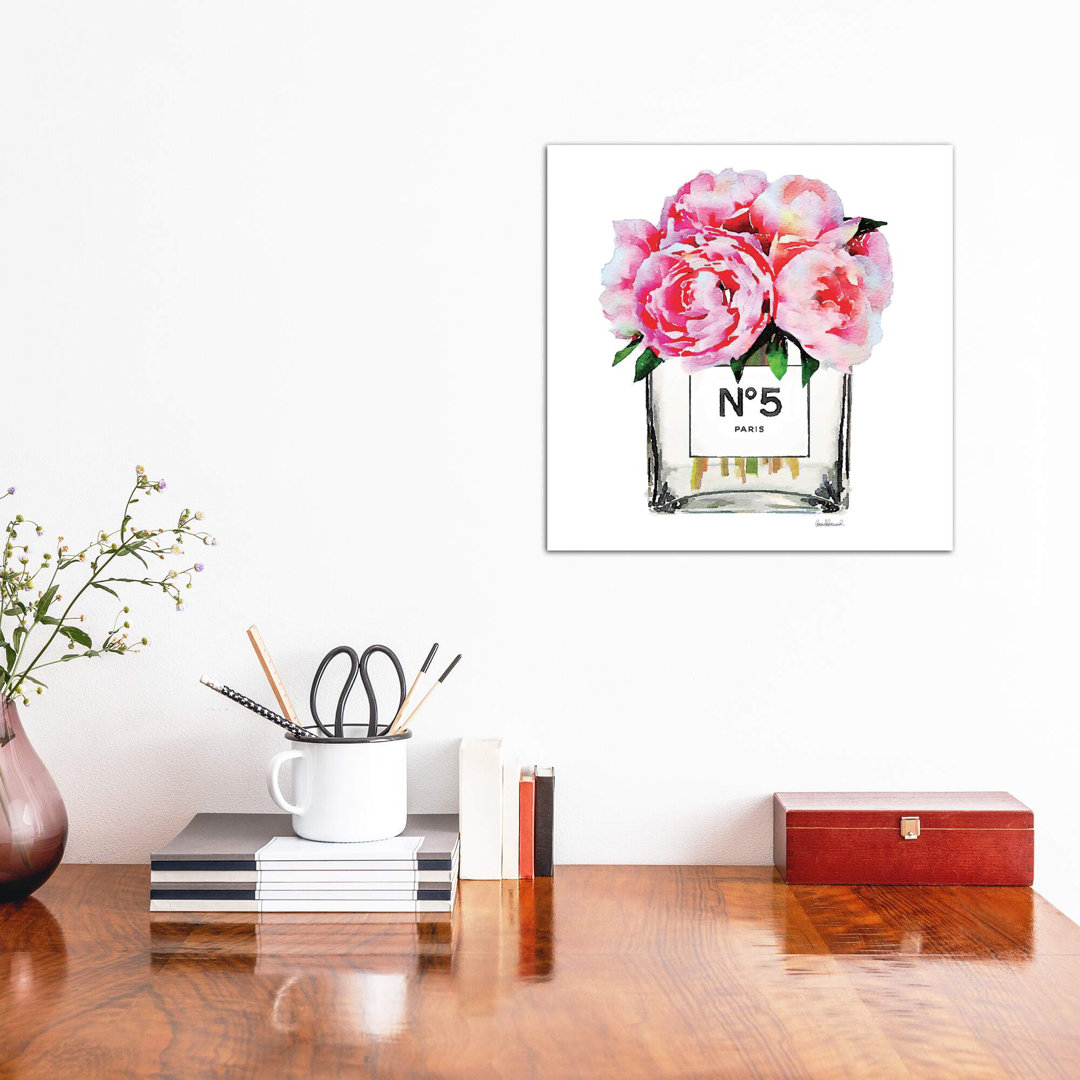 Leinwandbild No. 5 Vase with Pink Peonies von Tim Fitzharris