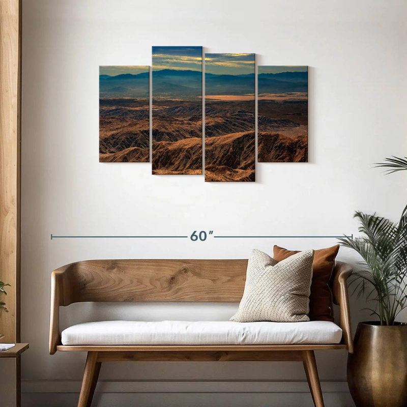 Coachella Desert Scene, 27" H x 43" W