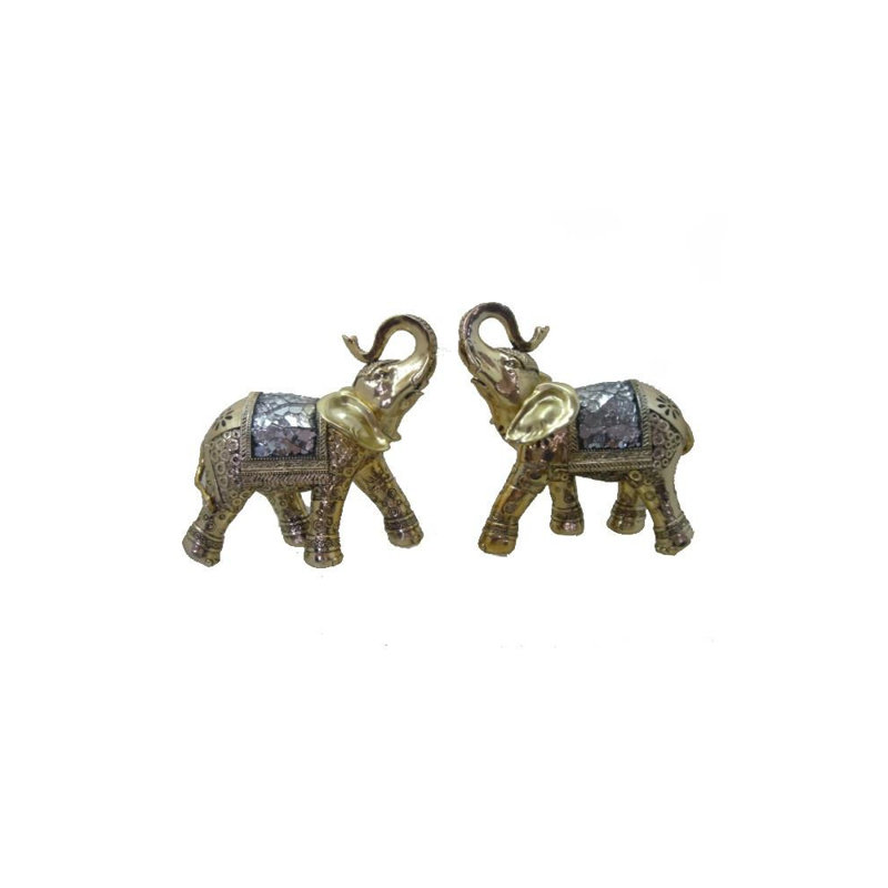Ensemble d’éléphant doré 2 pièces Rockoff
