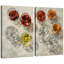 Œuvre d'art colorée en verre de nature morte, images de table de bar moderne, impression sur toile encadrée-124790824-124790827