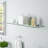 Hayzlee 24 x 6" Glass Floating Shelf with Chrome Brackets-1140564464