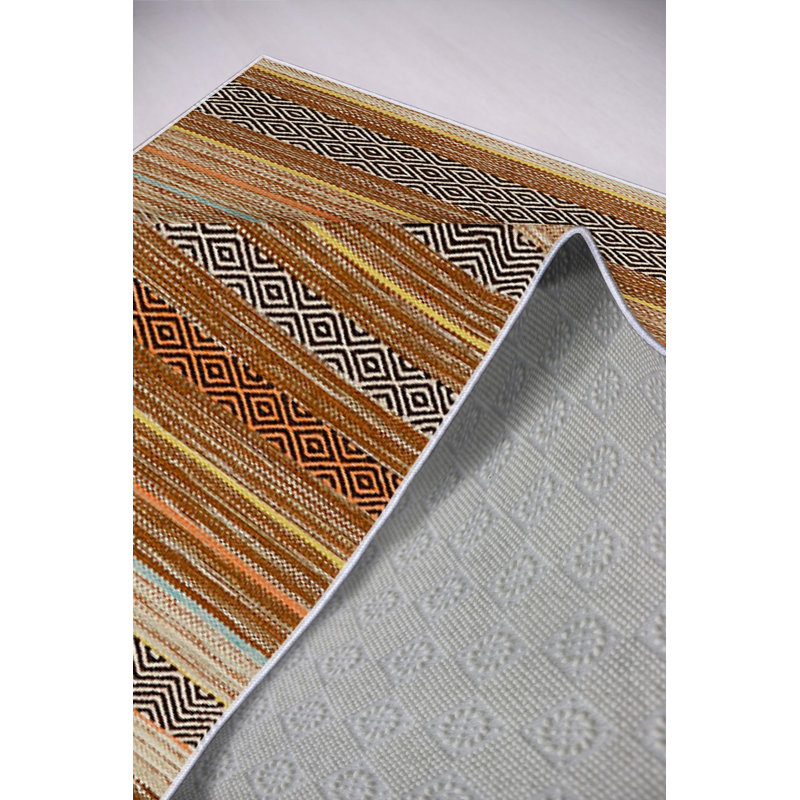Tapis écologique, 100% polyester, 47,2 po x 70,9 po | Antibactérien, points antidérapants en PVC, 650 g / m² | Lavable à la machine, impression numérique | Parfait pour le salon et la chambre à coucher