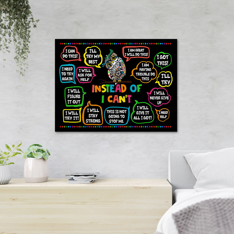 «Value N'applique pas», impression sur toile tendue, H 24 po x l 36 po x P 2 po