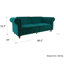 Dimmitt 3 Seater Velvet Sofa-682812617