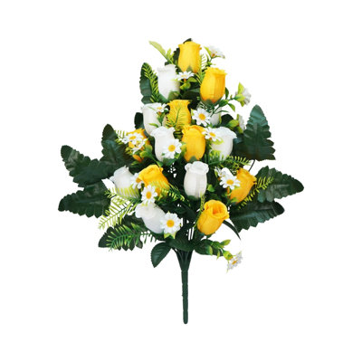 Fleurs de cimetière artificielles