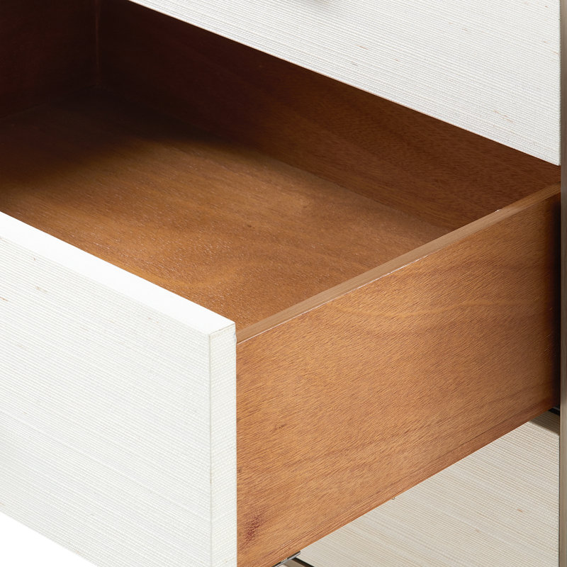 Ethan 6 - Drawer Dresser, Sand White