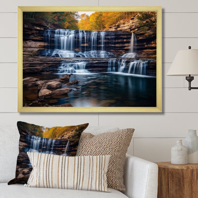 Chutes d'eau majestueuses en Alabama - reproduction sur toile
