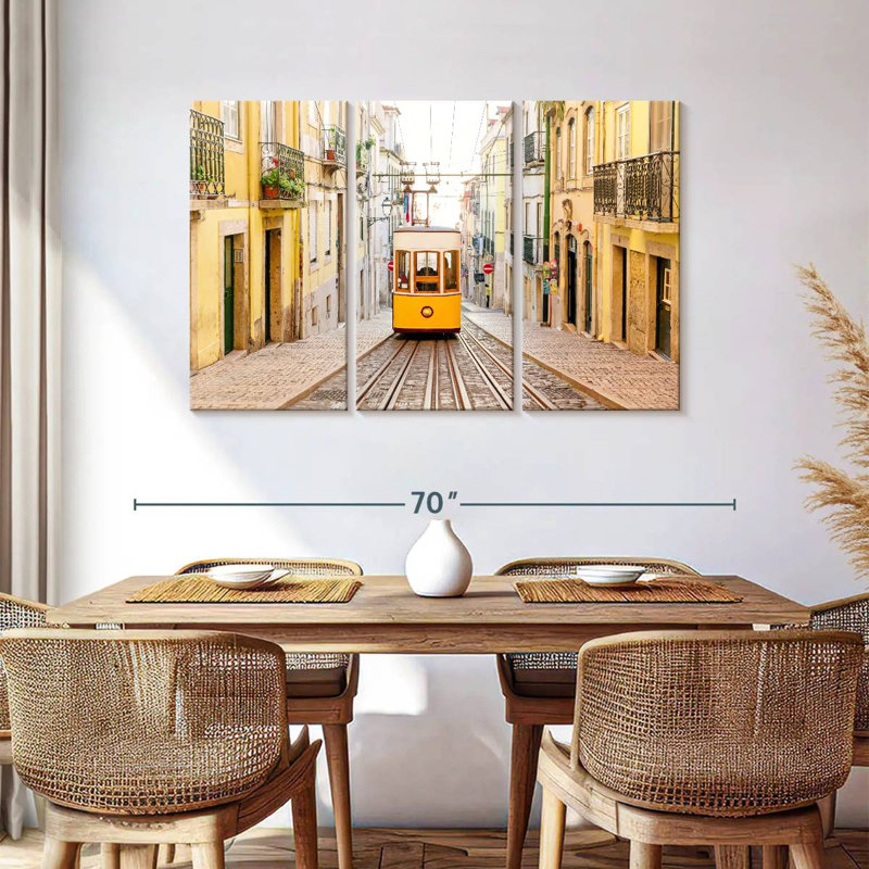 Lisbon Funicular, 36" H x 57" W
