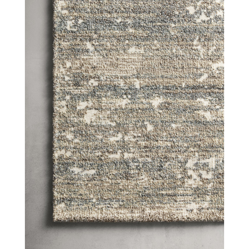 Tapis à motif de brouillard abstrait Tergel, Rectangle 9 pi 6 po x 13 pi