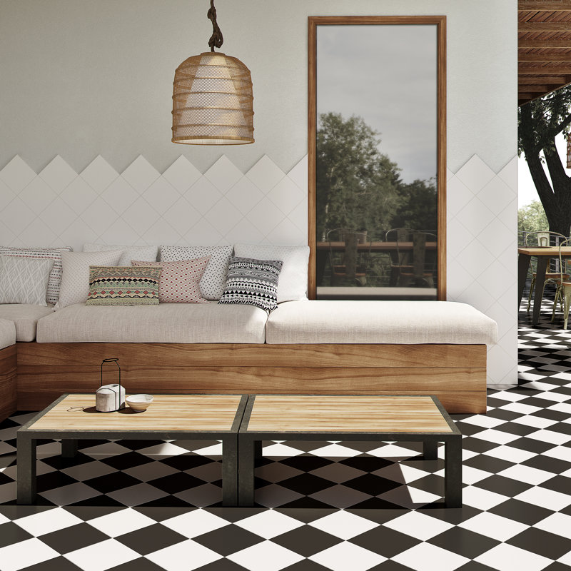7.5 x 30 cm Beveled Ceramic Subway Tile