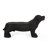Charming Dog Alcove Bench - Pattern, Lightweight Concrete, No Assembly, 31.48" W X 8.88" D 17.25" H Concrete Still Design, Assembly Required,