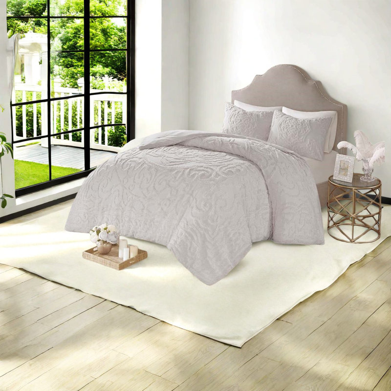 Tufted Cotton Bedding Sets, King Cal King Boho Medallion For Home