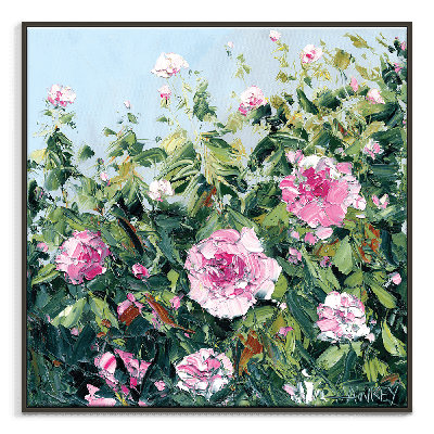 Pink Roses by Angela Hawkey - Painting