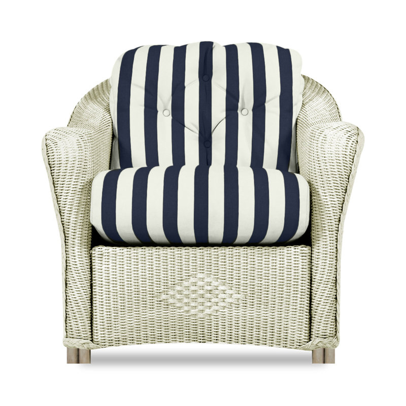Reflections Outdoor Lounge Chair, Demo Stone, Ivory