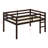 Full Size Low Loft Bed With Ladde