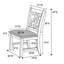 Ensemble de 2 chaises d'appoint Evonne-1104967007