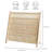 3 Sprouts - Book Shelf - Kids Book Rack Organizer  - Baby Room Bookcase, Beige