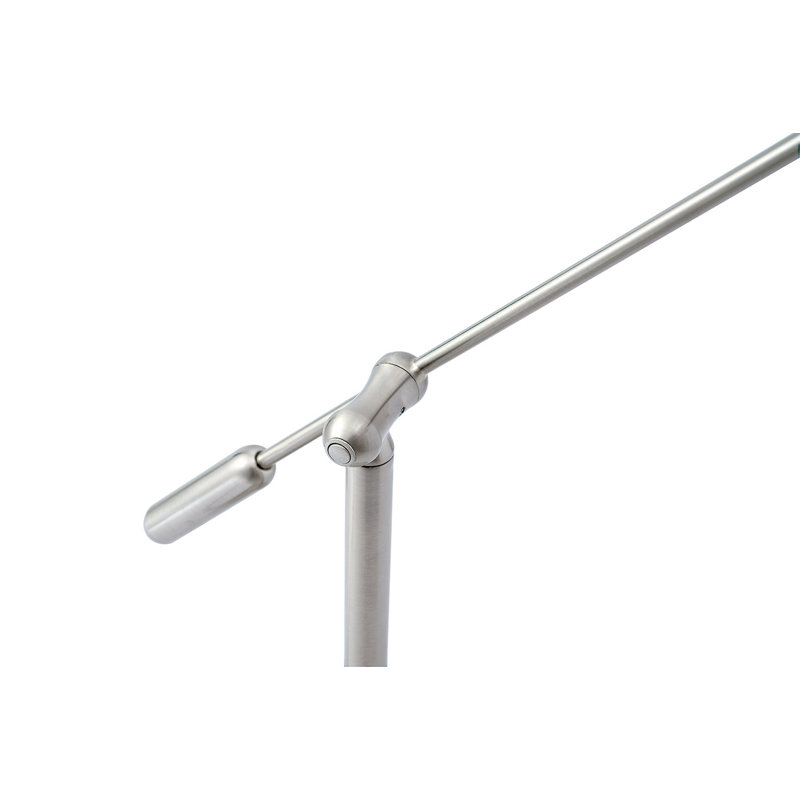 Lampe de bureau en métal SIRINO, Nickel satiné