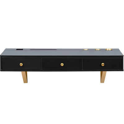 Table de coiffeuse murale flottante