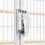 136cm Iron Flat Top Floor Bird Cage with Wheels-1401186625