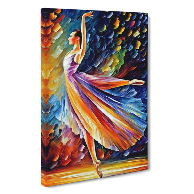 Ballerina Dancer No.5 - Wrapped Canvas