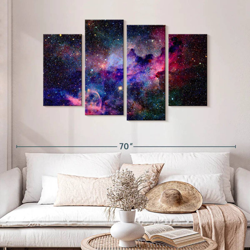 Oberle Galaxy Space Nebula, 32" H x 52" W
