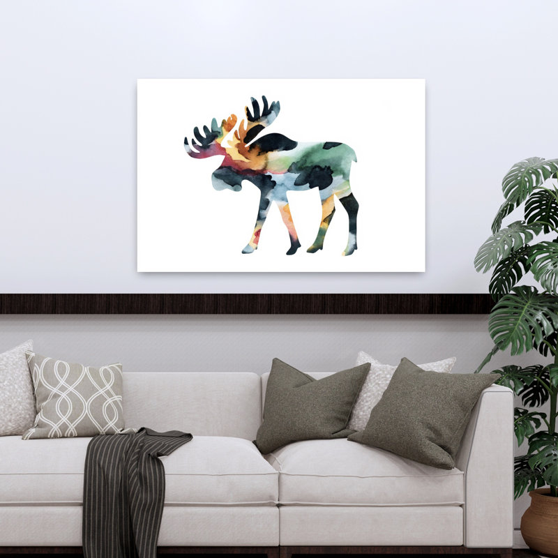 Orignal, art mural contemporain abstrait, 32" H x 48" W
