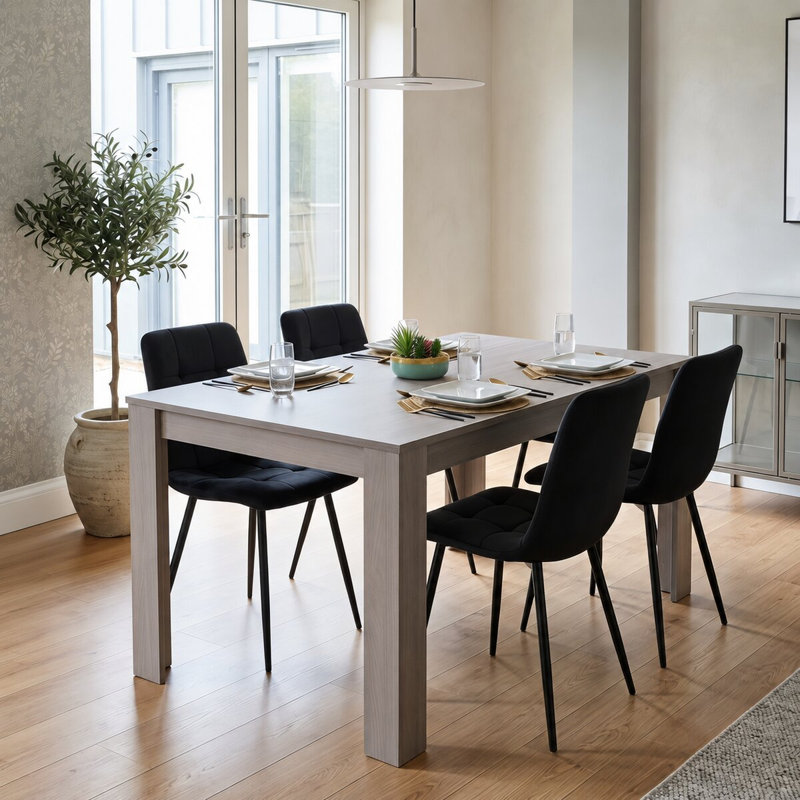 Miliani 4 -Person Dining Set, 75 x 117 x 77 cm