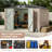 6x8 FT Metal Storage Shed Outdoor with Lockable Door & Air Vent, Garden Tool Shed for Backyard Patio Lawn-122781917