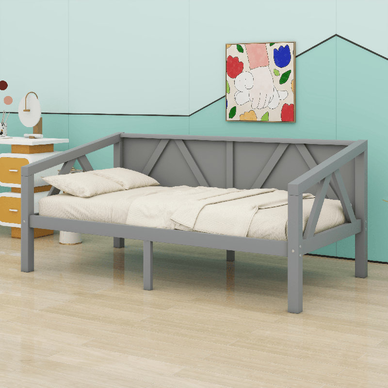 Lit de jour, Lit simple, Gris