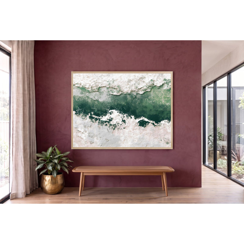 Under the Veil of Verde, 53" H x 40" W