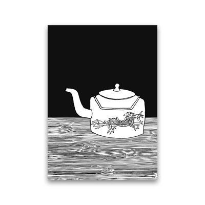 Bhutan Teapot by Carissa Tanton - Print