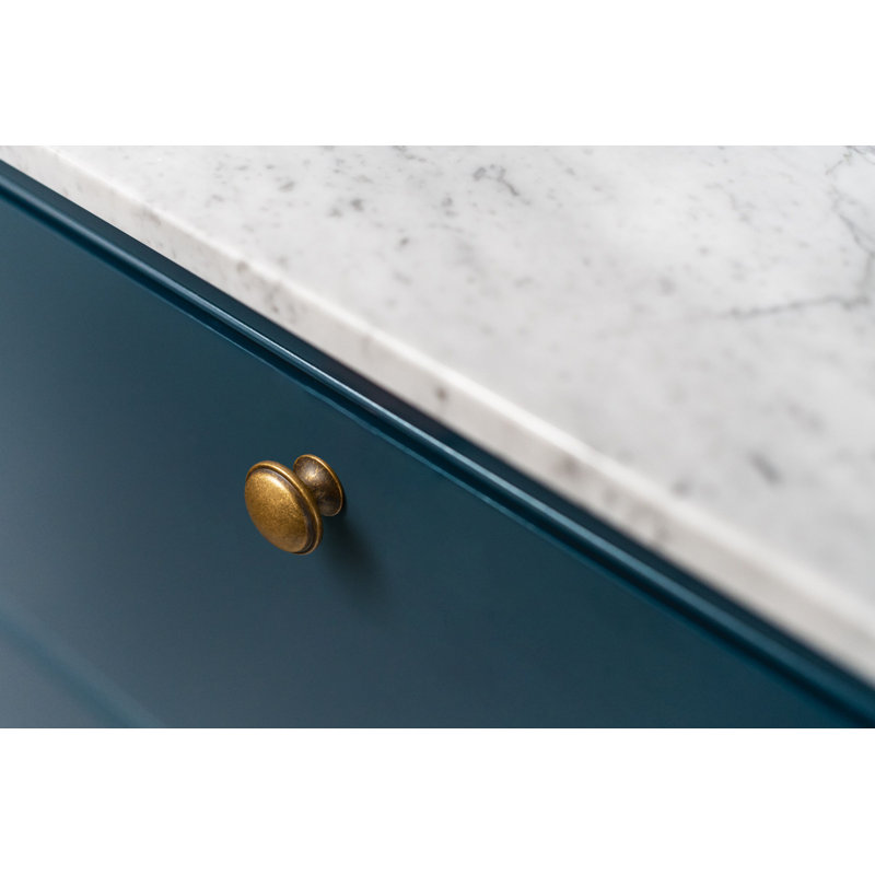 1 2/5'' Diameter Round Knob Multipack, Antique Brass