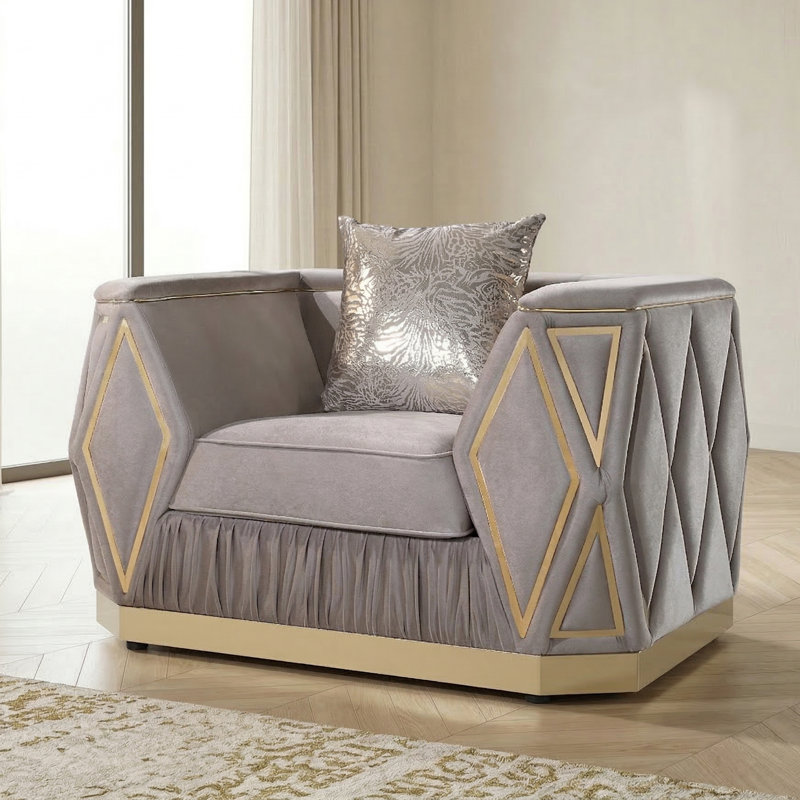 Chaise Dulaney taupe, Taupe