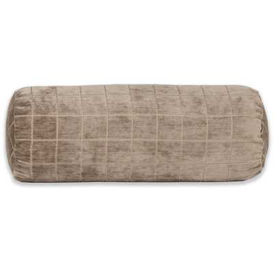 Otterville Velvet Grid Bolster Pillow