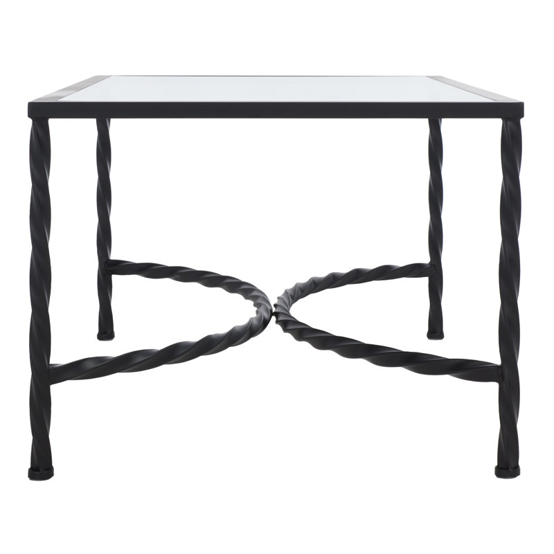 Vera Glass Cocktail Table, Black
