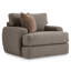 Plush Swivel Armchair