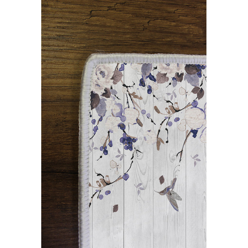 Premium Area Rug 4.6 x 7.2 Feet, 100% Polyester, 650 GSM | Antibacterial, Eco-Friendly, Non-Slip PVC Dot Underside | Machine Washable, Digital Print, 0.16 in Pile Height | Elegant White Design for Modern Living Spaces