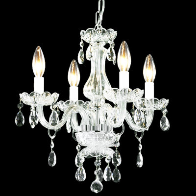 Mini Crystal Chandelier 4 - Light Chandelier