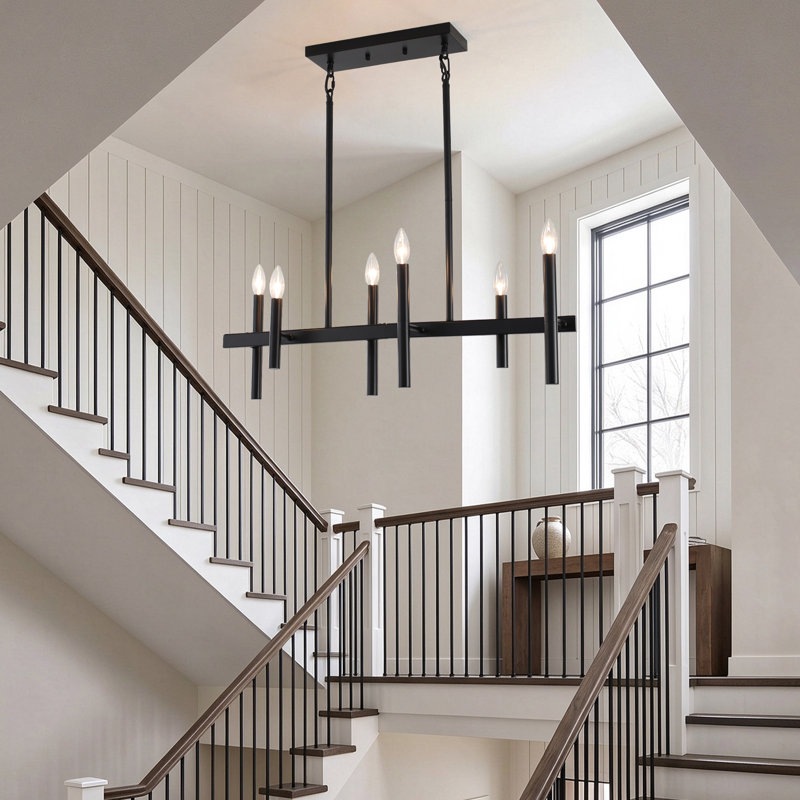Iron Chandelier, 6 lumières
