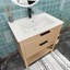 Meuble-lavabo autoportant simple 30 po avec plateau en céramique Alfiero-2129467577-2129467576