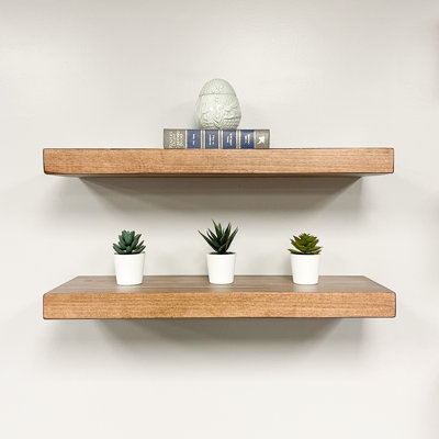 Haby Rustic Floating Shelves