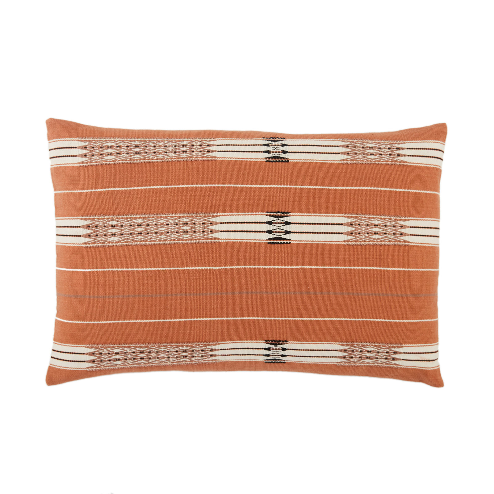 Dixon Geometric Lumbar Throw Pillow, Down, 16" x 24"