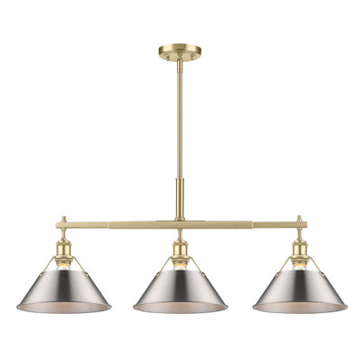 Weatherford 3 - Light Kitchen Island Pendant