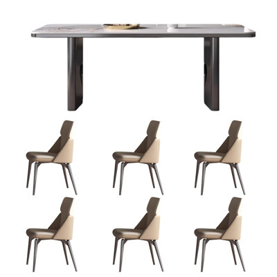 Light luxury simple modern home table and chair