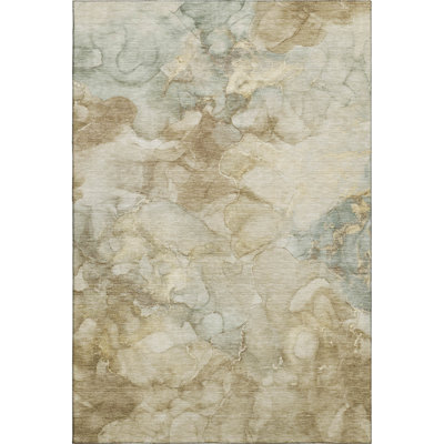 Premium Machine Washable Mayfield AMF2018 Abstract Rug