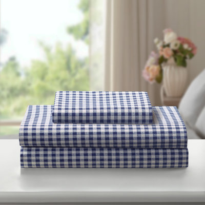 Gingham Cotton Sheet Set