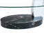 Table basse double couche en verre trempé et base, mélange de marbre distinct, égratignure, pour le salon avec structure de support, motif, usure,