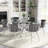 47in Round Glass Dining Set-2106270937-2106270932-2087754964